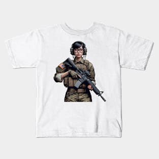 Tactical Girl Kids T-Shirt